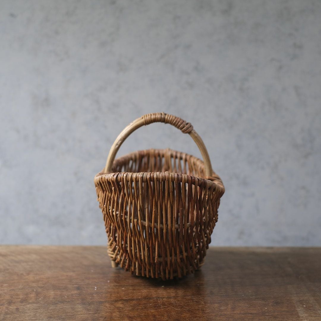 ヴィンテージパニエ バスケット 手編み籠 フランス3