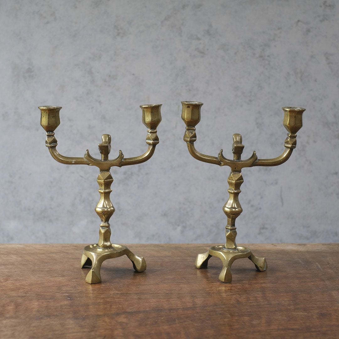 アンティークキャンドルスタンド 燭台(イギリス フランス ベルギー)の