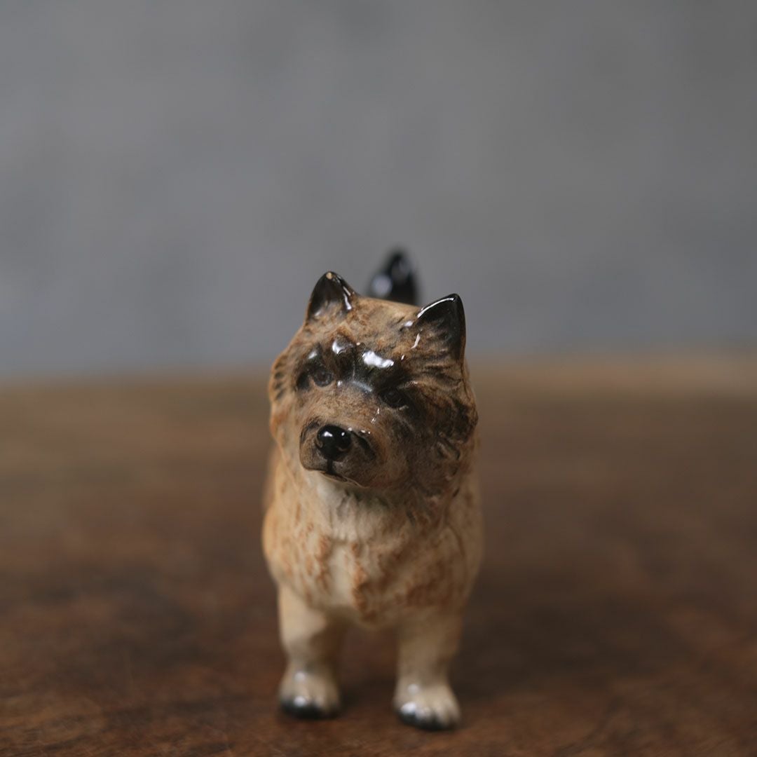 ヴィンテージ犬のフィギュリン 陶器人形 イギリス 置物 ヨークシャーテリア5
