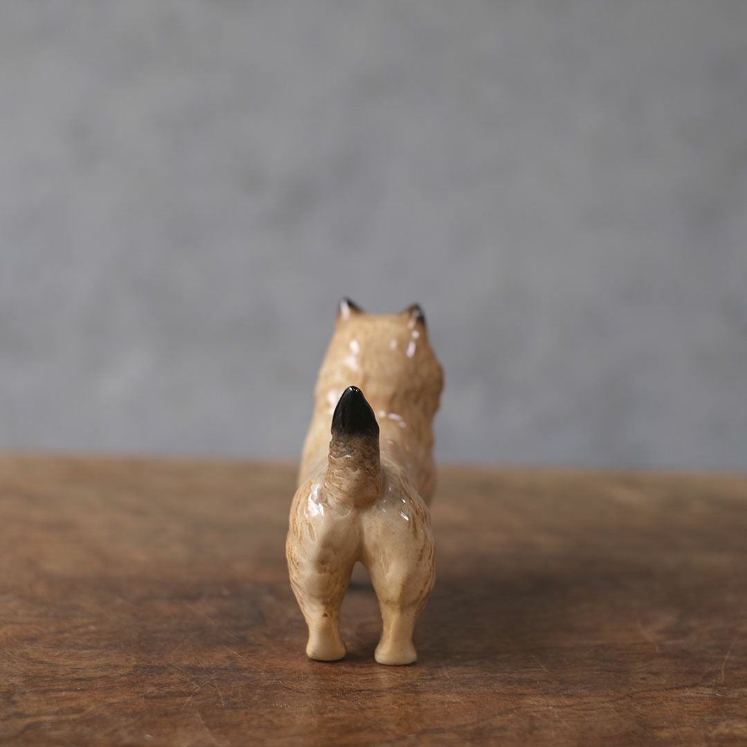 ヴィンテージ犬のフィギュリン 陶器人形 イギリス 置物 ヨークシャーテリア6