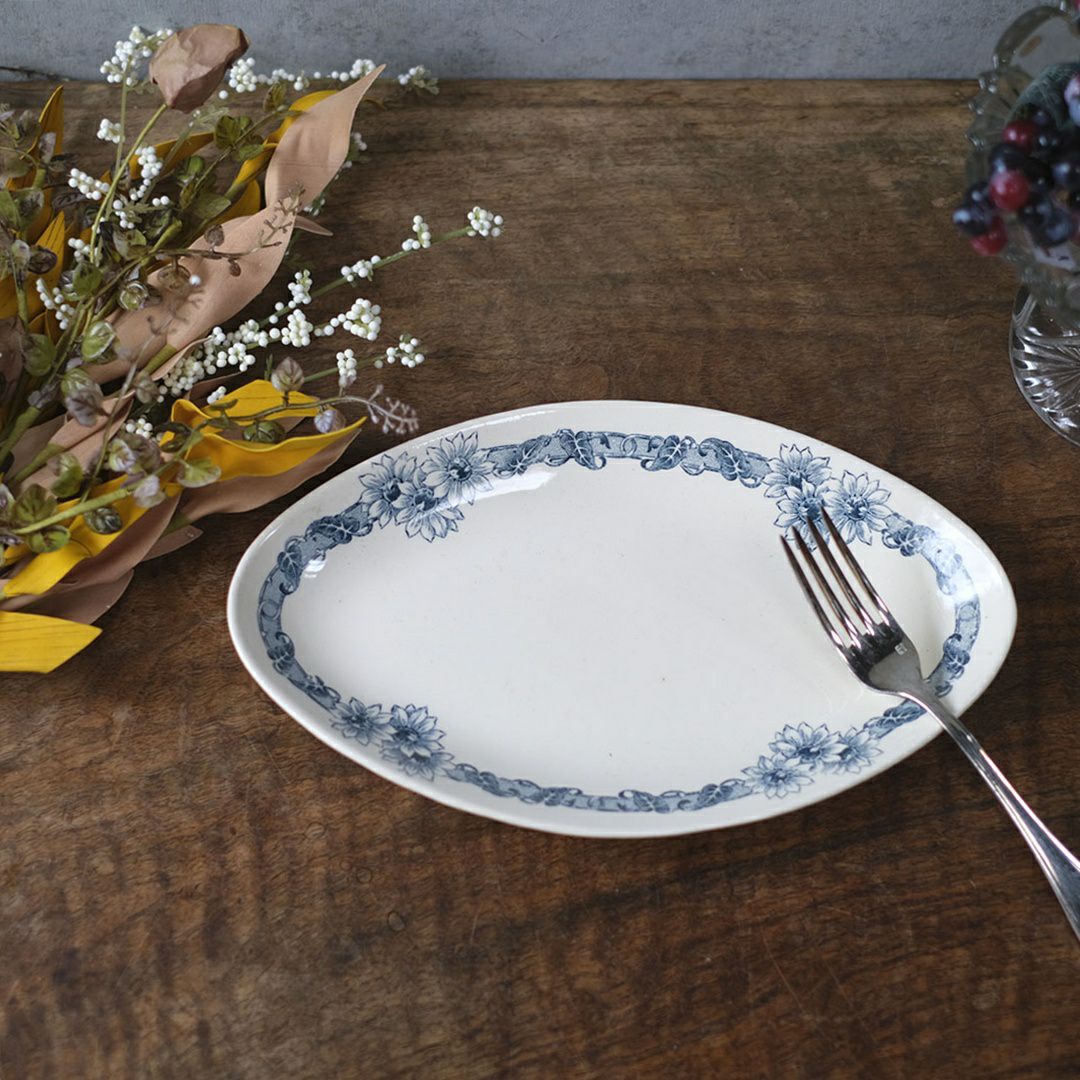 アンティーク ラヴィエ 前菜皿 LONGCHAMP ロンシャン 向日葵