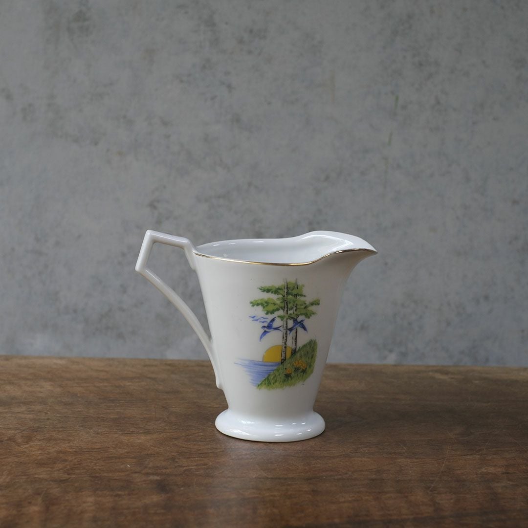 ヴィンテージミルクポット 燕 クリーマー チェコスロバキア3