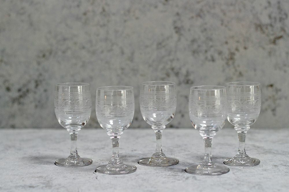 アンティーク オールドバカラ アテニエンヌAthenienne クリスタルグラス フランス BACCARAT3