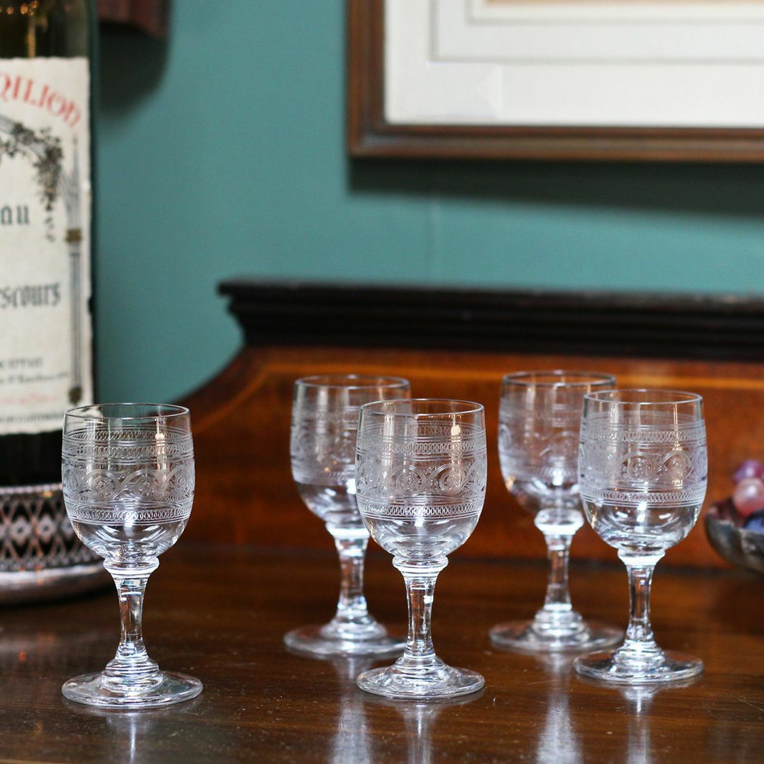 アンティーク オールドバカラ アテニエンヌAthenienne クリスタルグラス フランス BACCARAT7