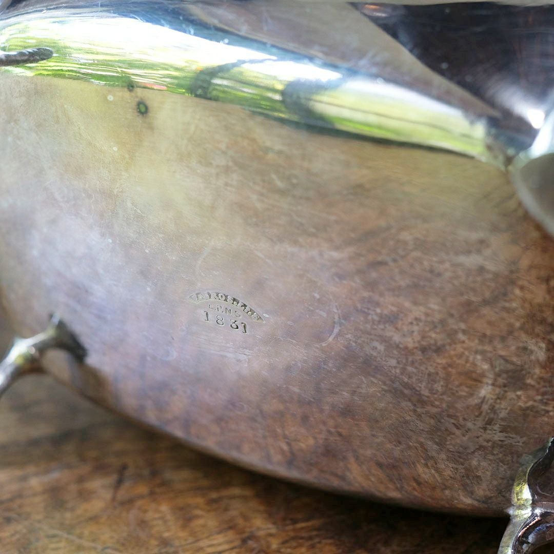 アンティークティーセット シルバープレート 銀メッキ イギリス11