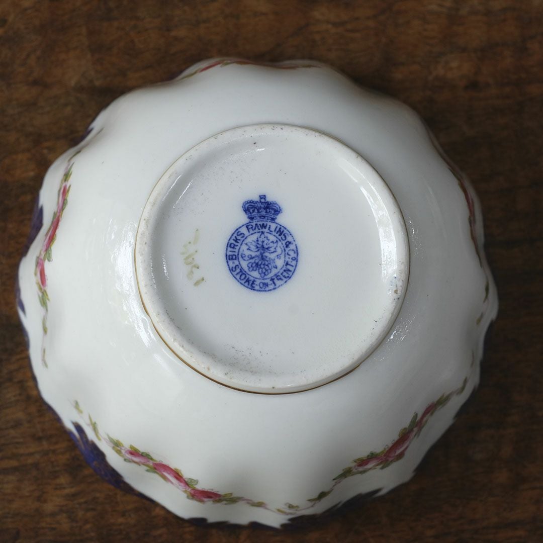 アンティークシュガーボウル ヴィクトリアンローズ イギリス アンティーク食器6