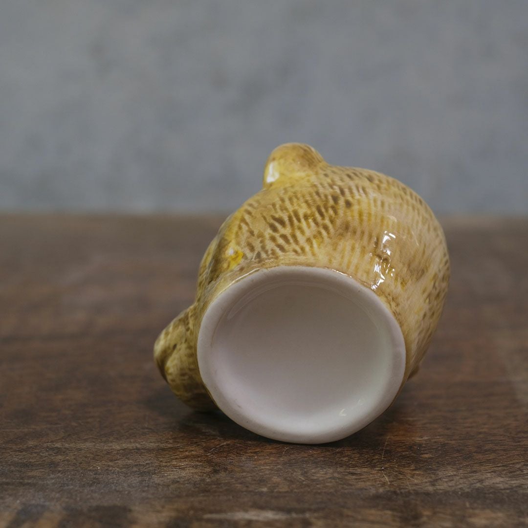 【美品】　インテリア小物　陶器 かわいい陶器の動物小物入れ おしゃれなインテリア雑貨屋MALTO