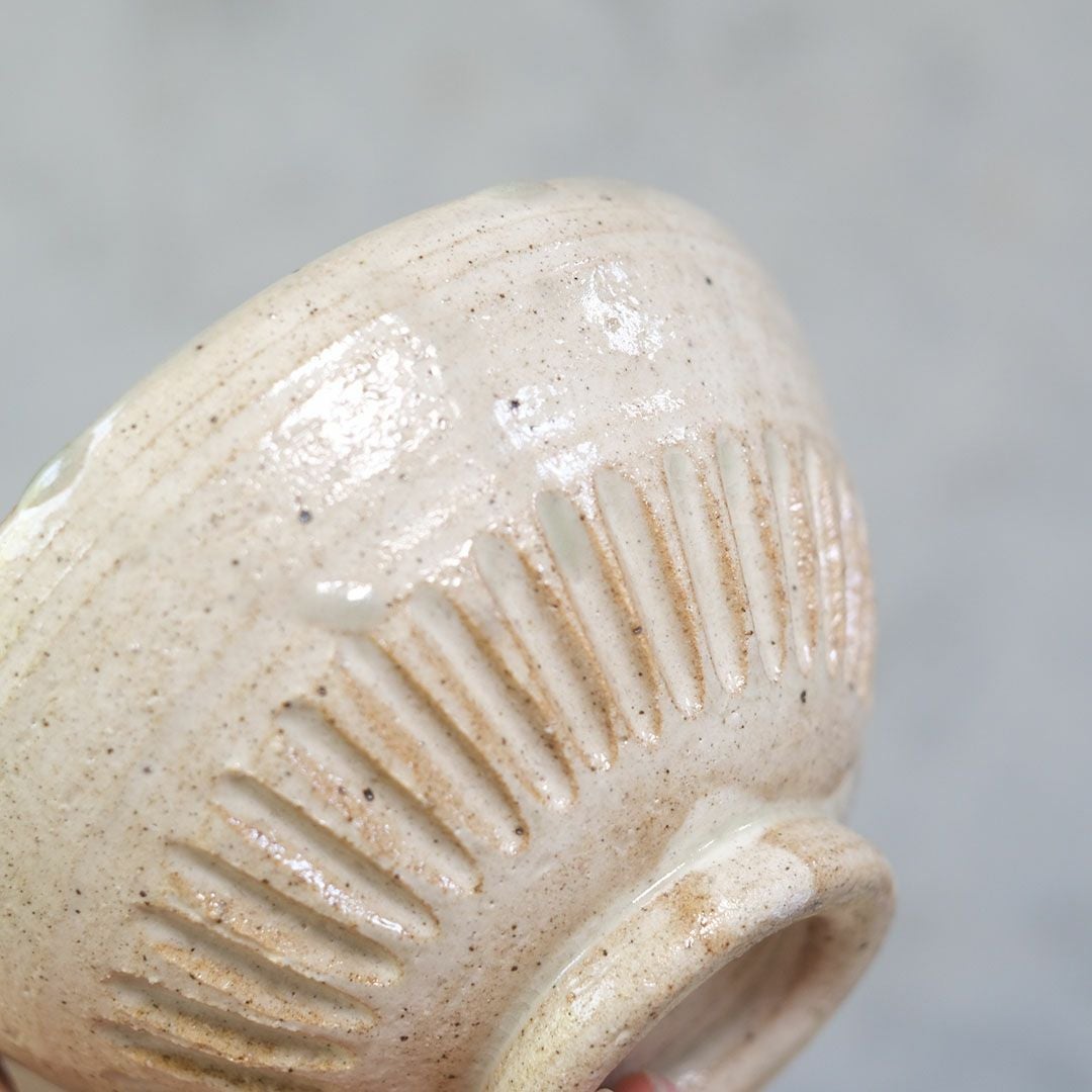 笠間焼【益子淳一】・削りめし碗/作家のうつわ ２色展開 ご飯茶碗 和食器5