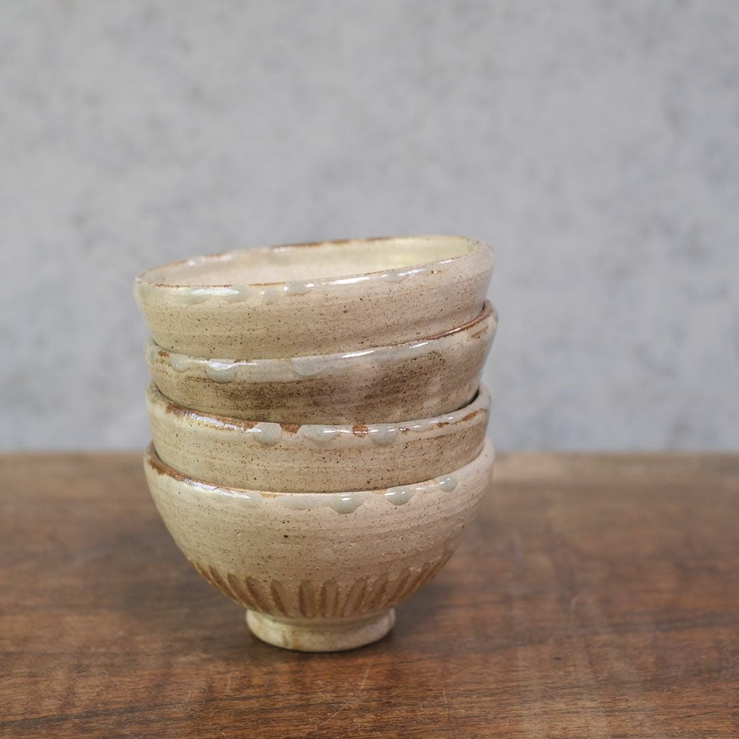 笠間焼【益子淳一】・削りめし碗/作家のうつわ ２色展開 ご飯茶碗 和食器14