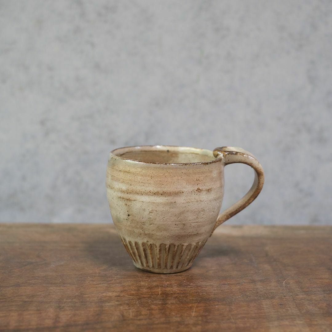 笠間焼【益子淳一】・マグカップ/作家のうつわ 粉引 和食器 の通販
