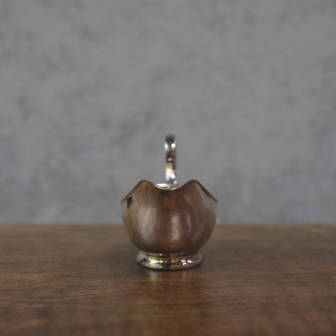 アンティーク ソースポット 猫足 イギリス シルバープレート グレービーボート5