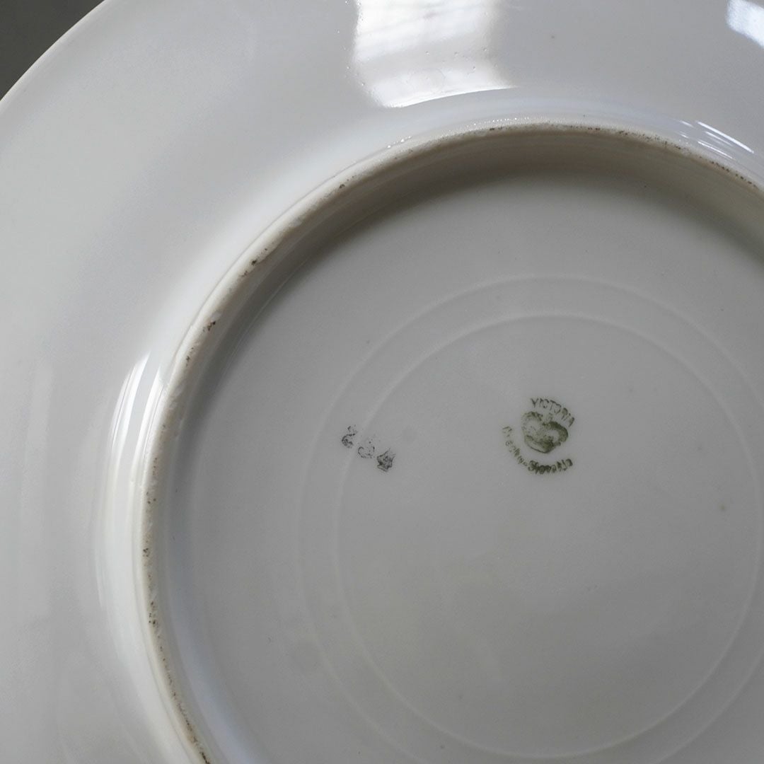 アンティークプレート 菫 バイオレット VICTORIA Czechoslovakia チェコスロバキア10