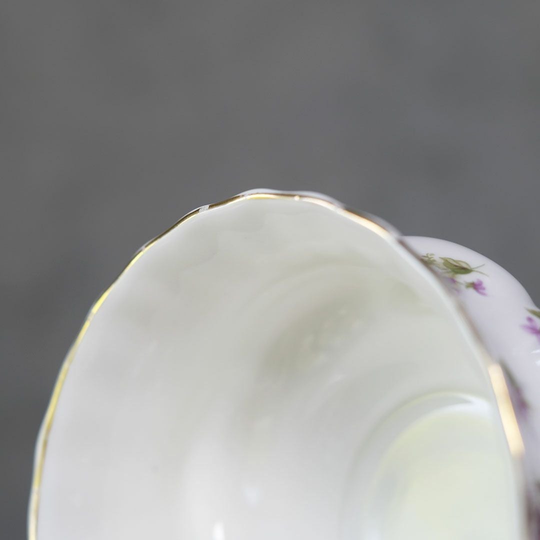 ヴィンテージシュガーボウル ROYAL ALBERT SWEET VIOLET ロイヤルアルバート イギリス7