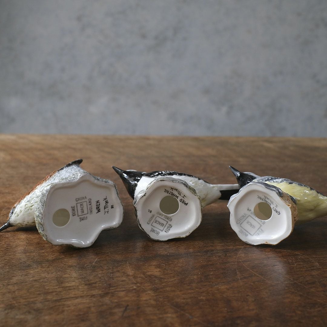 ヴィンテージフィギュリン 鳥 J Mack イギリス 陶器の置物15