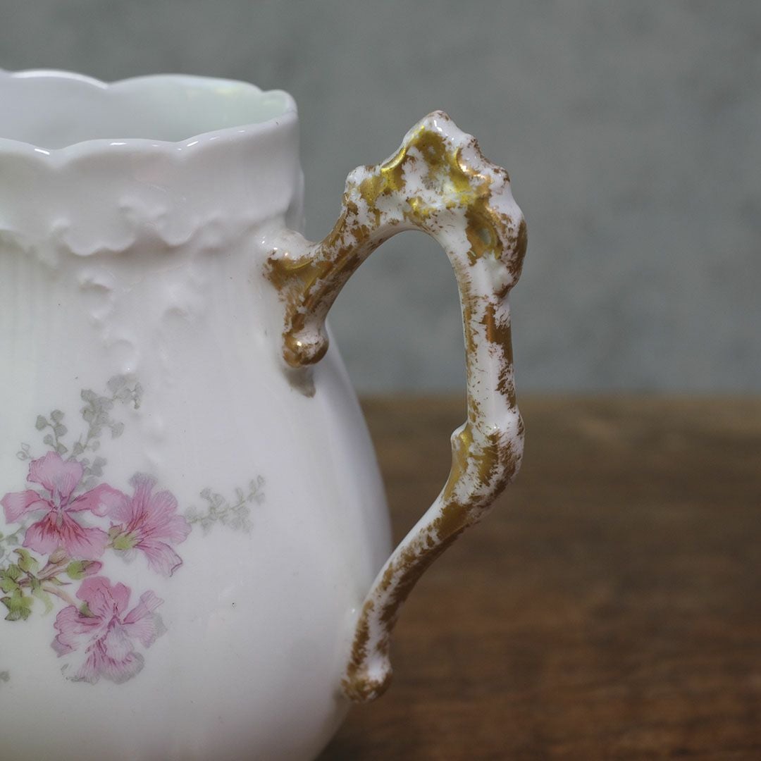 アンティークミルクジャグ 花 クリーマー LIMOGES FRANCE リモージュ フランス6