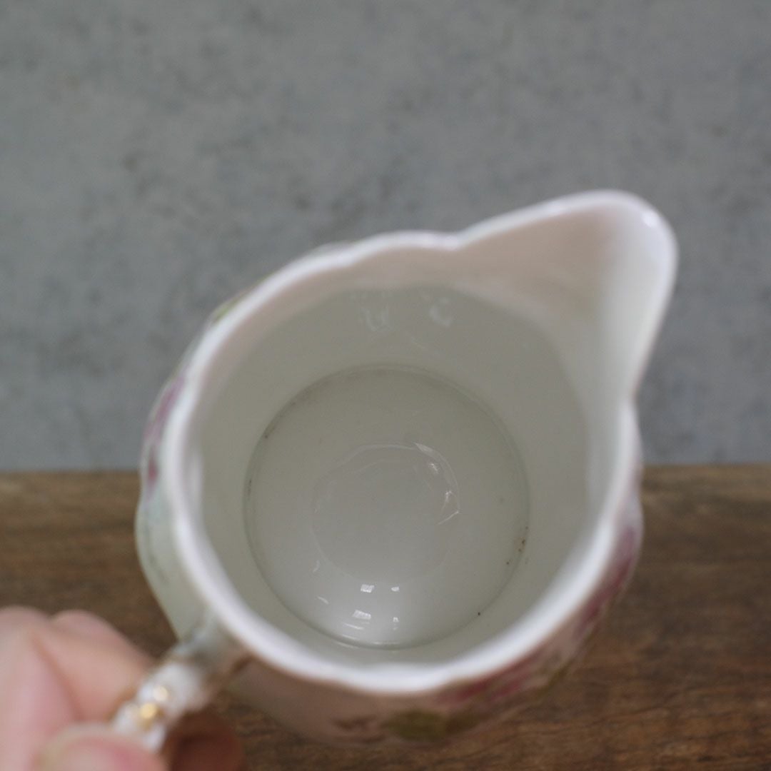 アンティークミルクジャグ 花 クリーマー LIMOGES FRANCE リモージュ フランス10