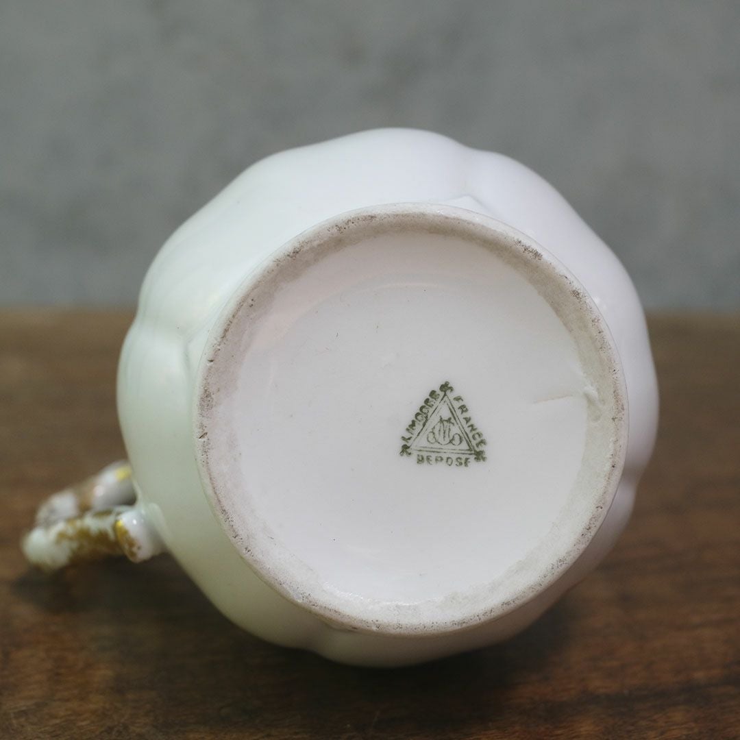 アンティークミルクジャグ 花 クリーマー LIMOGES FRANCE リモージュ フランス11