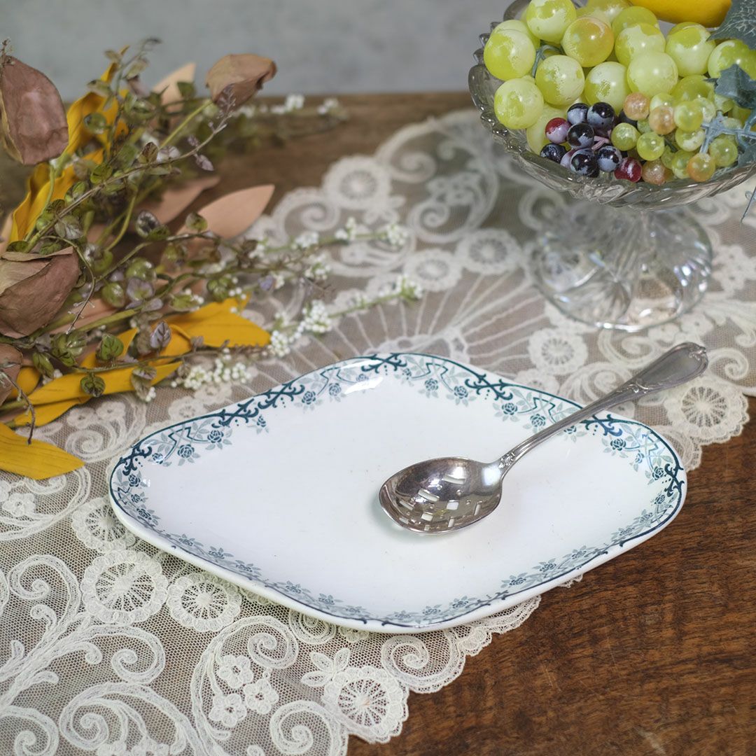 アンティークラヴィエ SAINT AMAND BLERIOT 前菜皿 フランス アンティーク食器