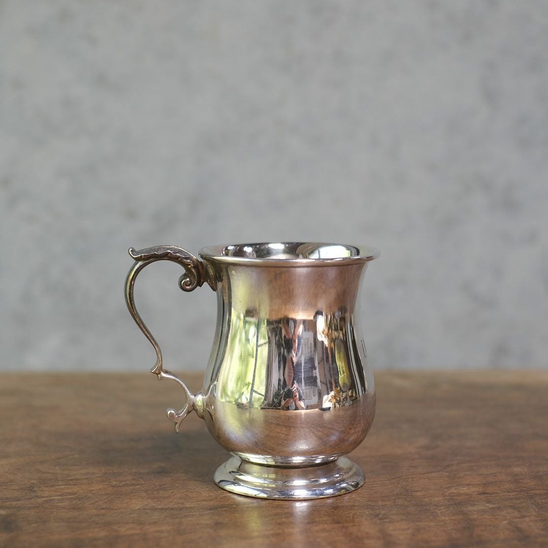 ヴィンテージ マグカップ イギリス シルバープレート3