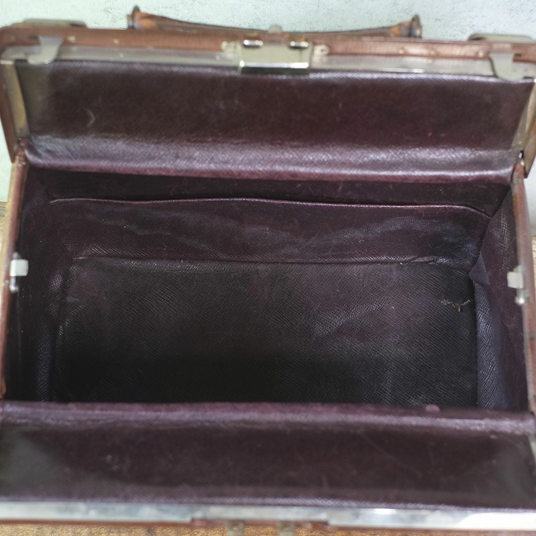 アンティークドクターズバッグ イギリス 本革 医者用鞄5