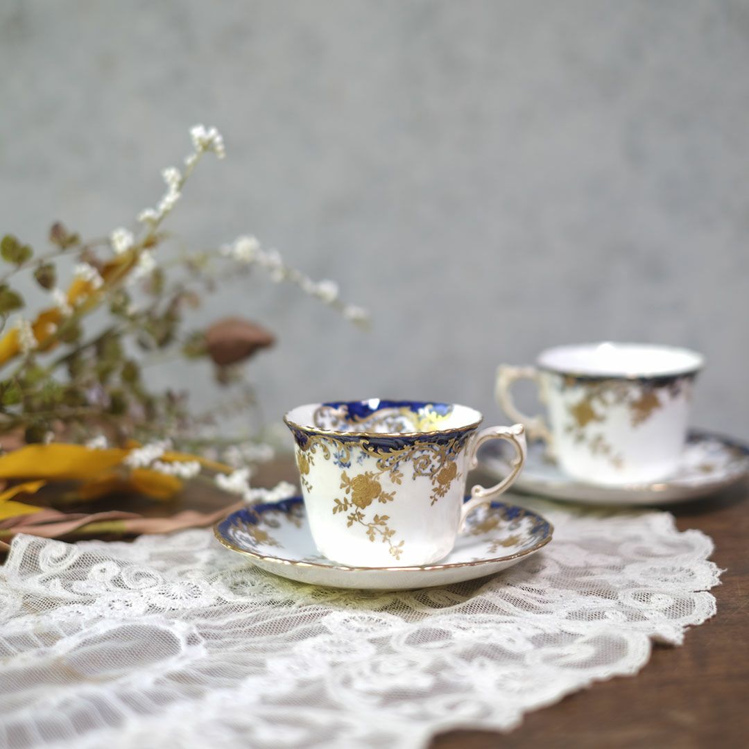 アンティークカップ&ソーサ デミタスカップ イギリス