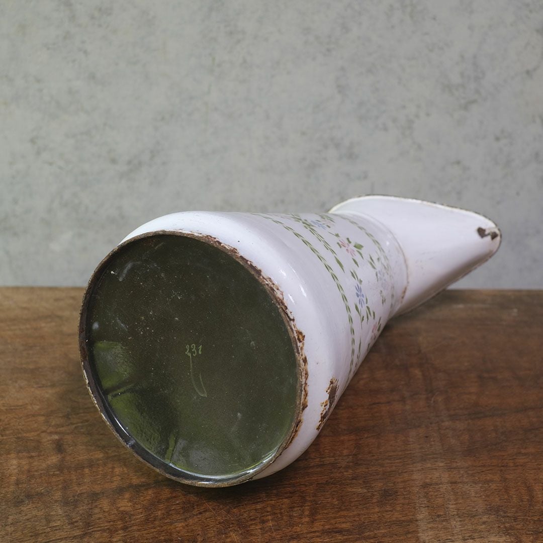 アンティークエナメルピッチャー フランス 琺瑯8