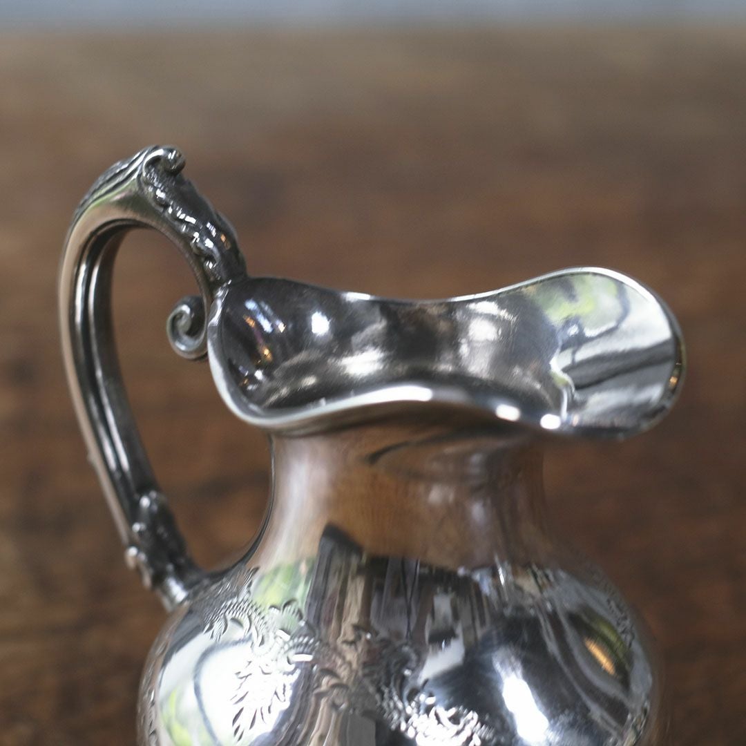アンティークミルクジャグ イギリス シルバープレート ミルクポット5