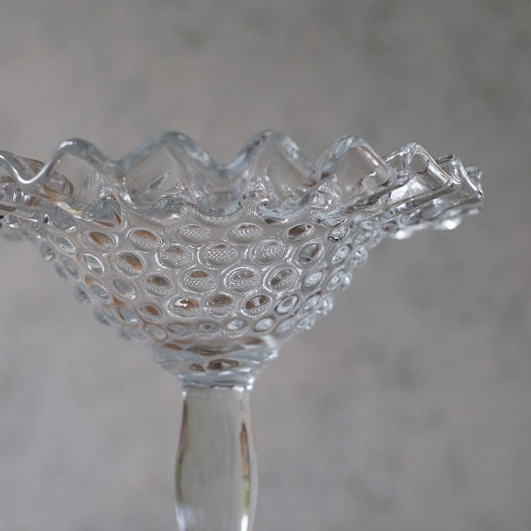 アンティークガラスコンポートスタンド イギリス デザートカップ5