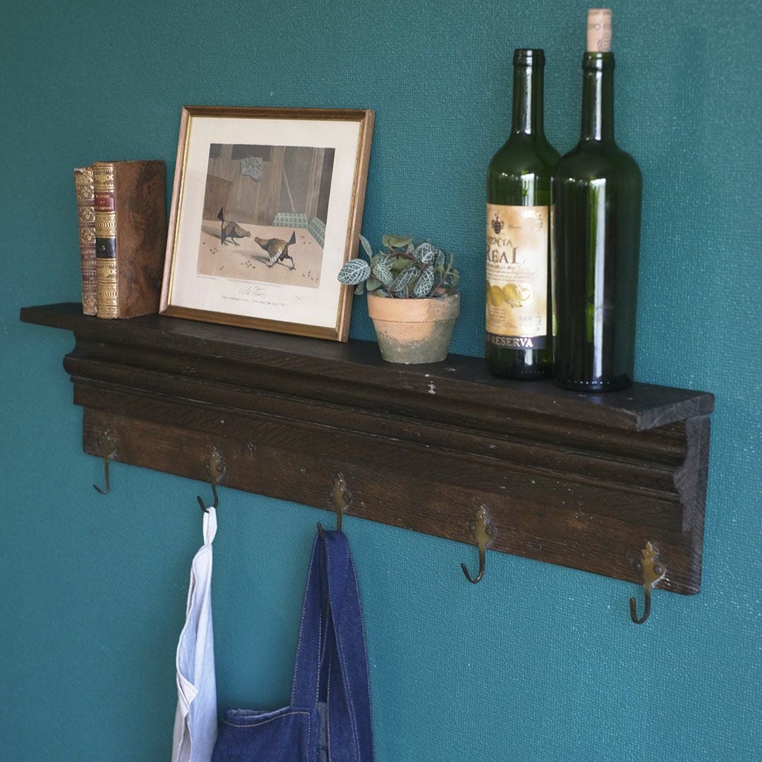 アンティークウォールシェルフ フックボード フランス アンティーク家具2