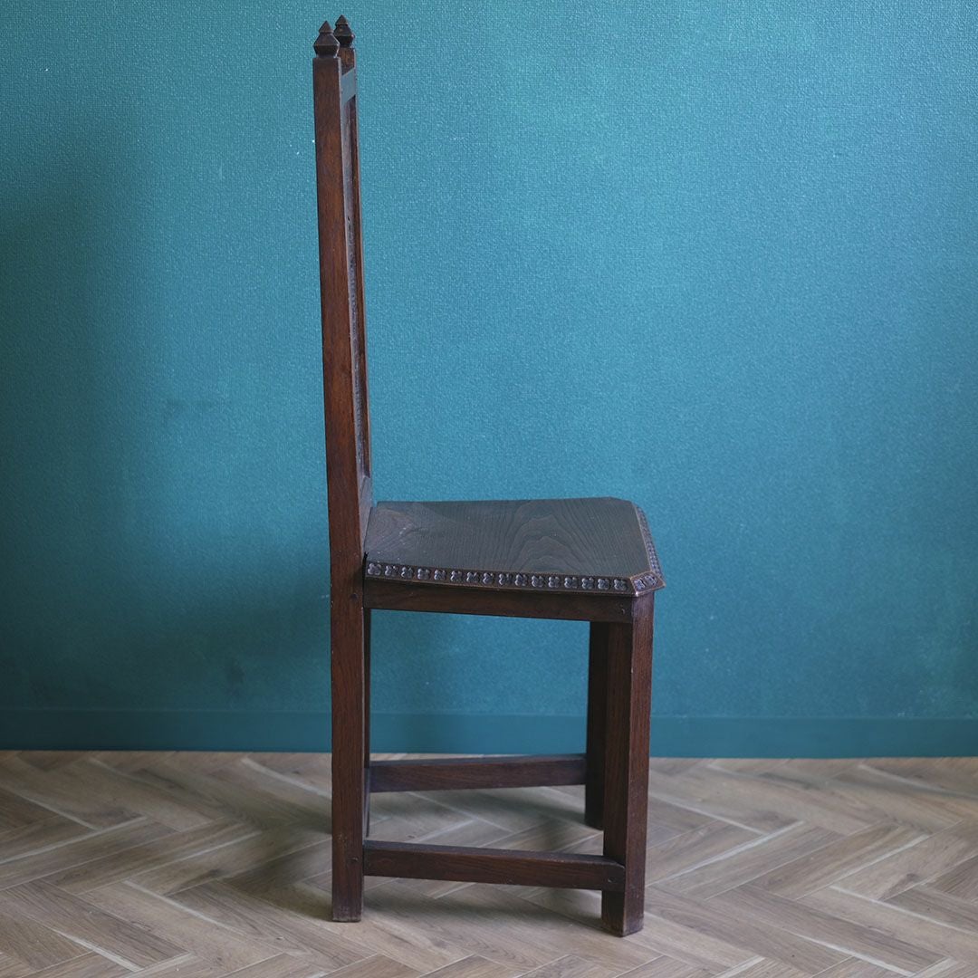 アンティーク 教会の椅子 フランス 歴史ある木製チェア/アンティーク家具3