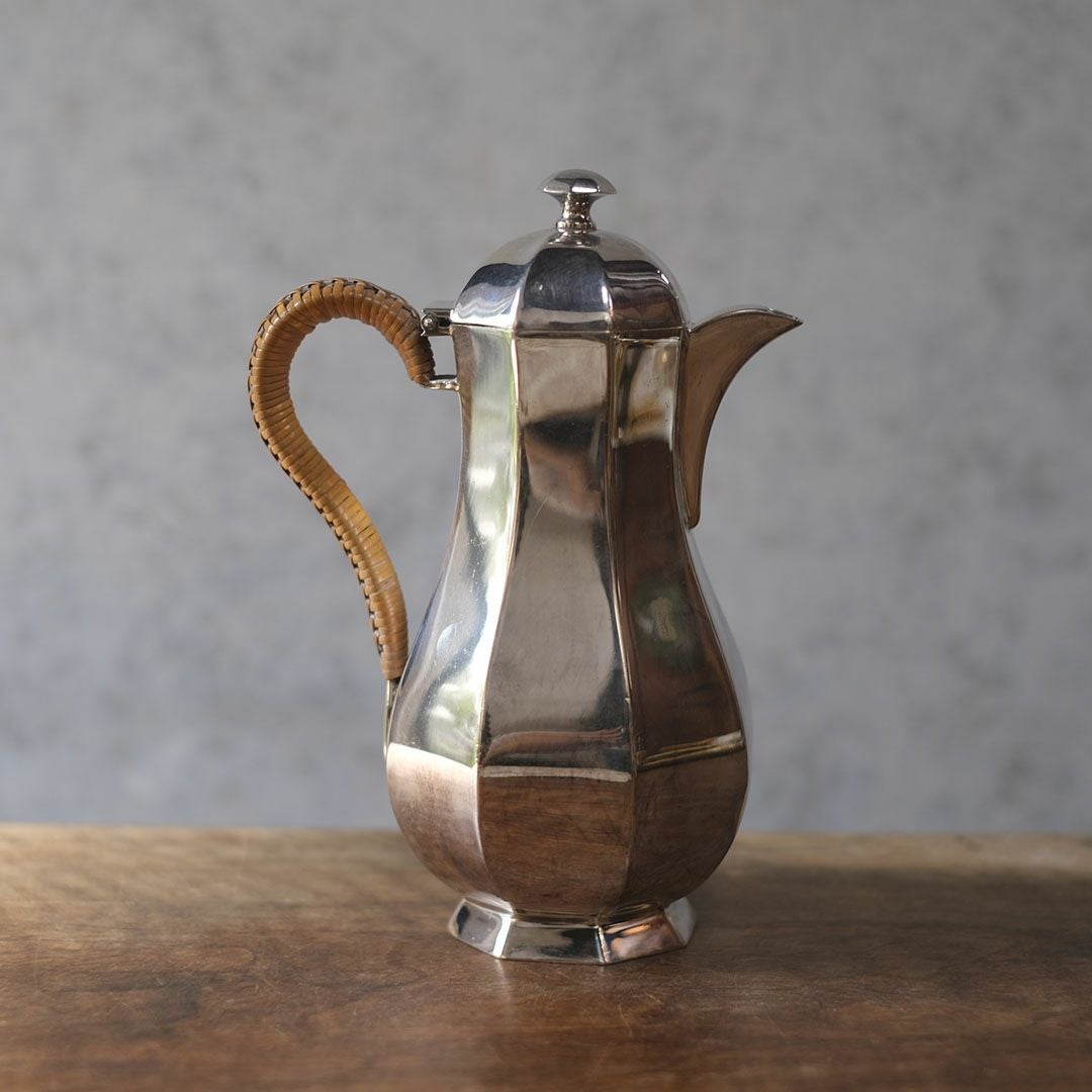 アンティーク ホットウォータージャグ イギリス シルバープレート1