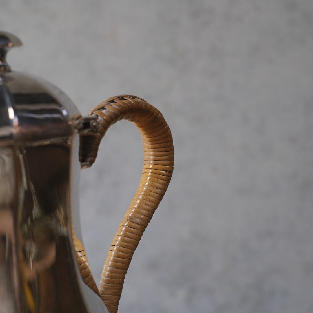 アンティーク ホットウォータージャグ イギリス シルバープレート7