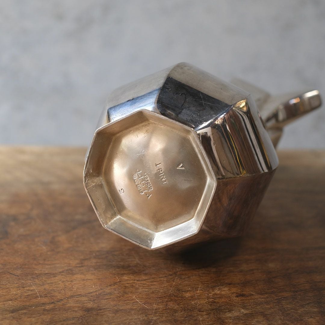 アンティーク ホットウォータージャグ イギリス シルバープレート8