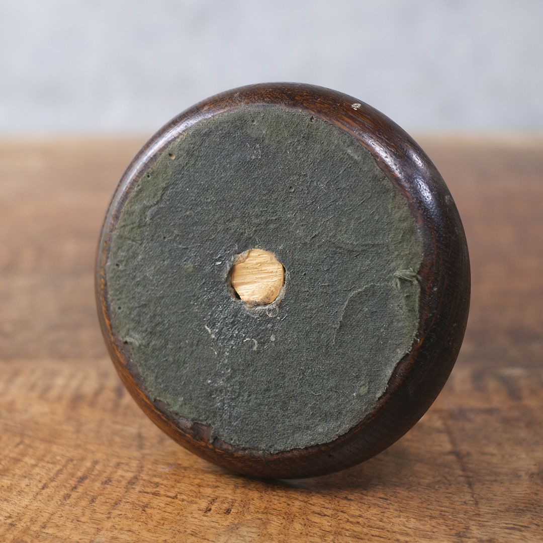 アンティークキャンドルスティック フランス オーク材の燭台 キャンドルスタンド9