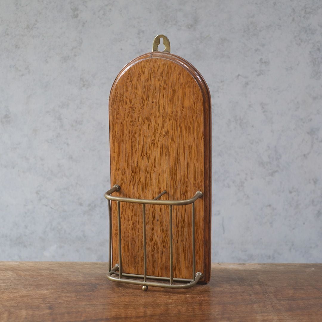 アンティークレターケース 新聞入れ イギリス 木製1