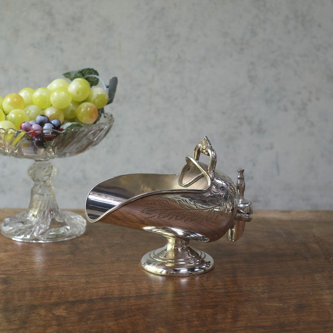 純銀製　シルバー ゴブレット 　刻印あり アンティークシルバー刻印の見分け方