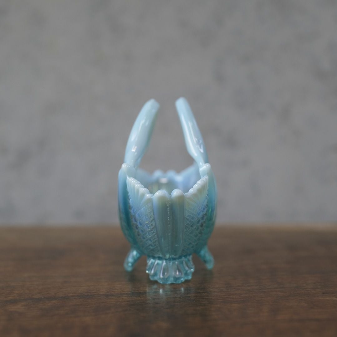 アンティークオブジェ オパールセント ガラスアート イギリス3