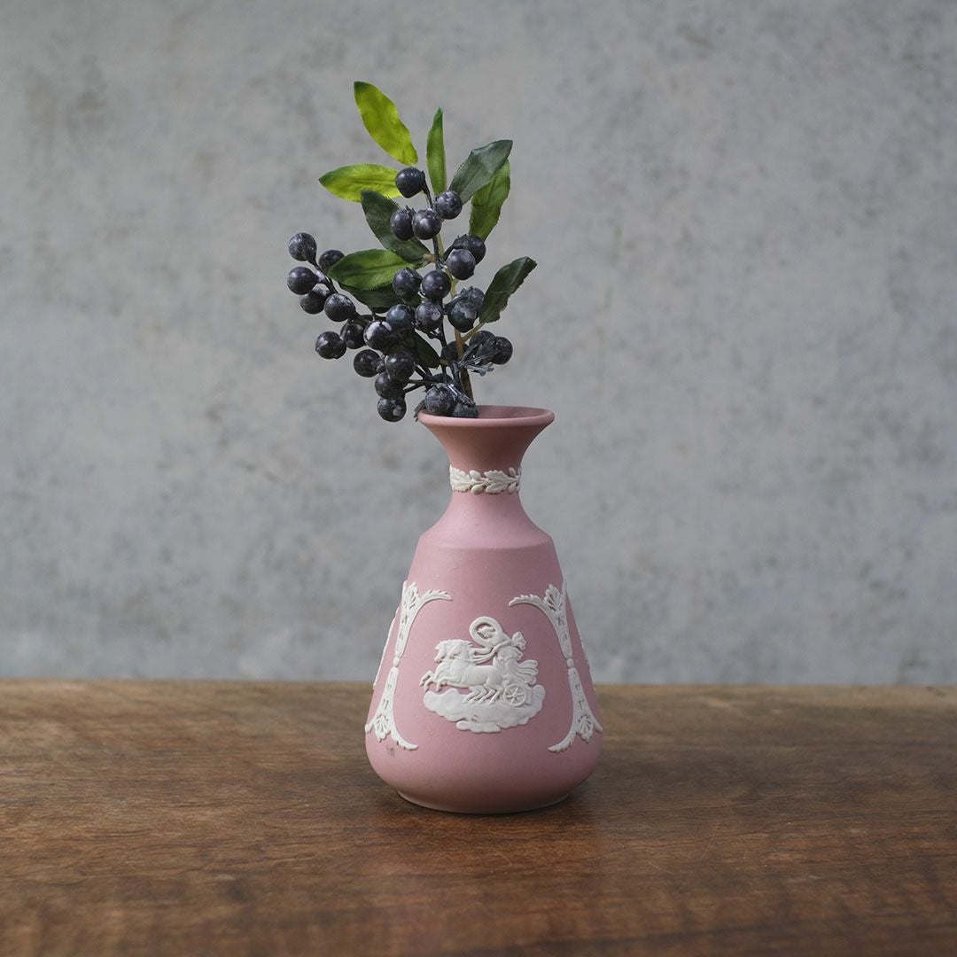 ヴィンテージ WEDGWOOD ウェッジウッドジャスパー フラワーベース