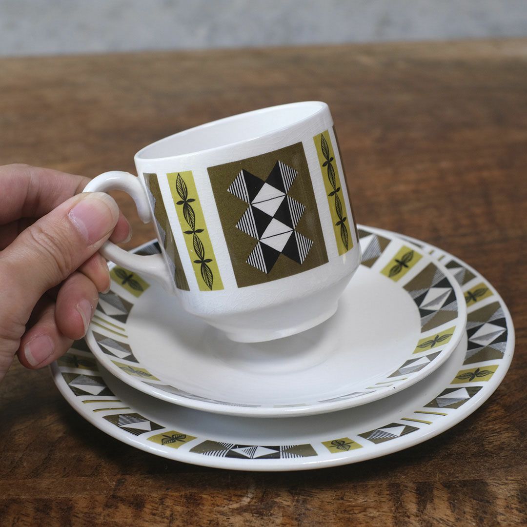 ヴィンテージ MIDWINTER ミッドウィンター コーヒーカップ＆ソーサー イギリス3