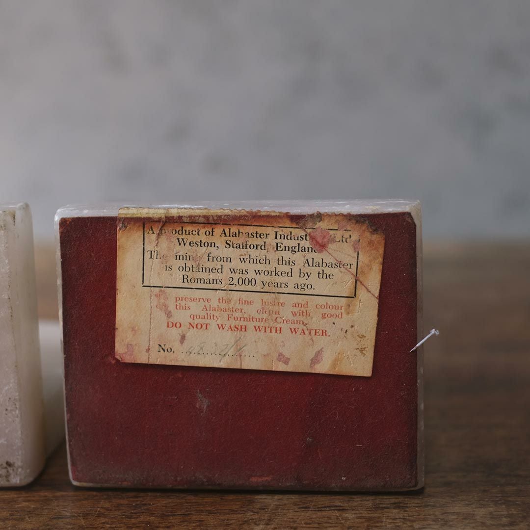 アンティークブックエンド 鳥 大理石12