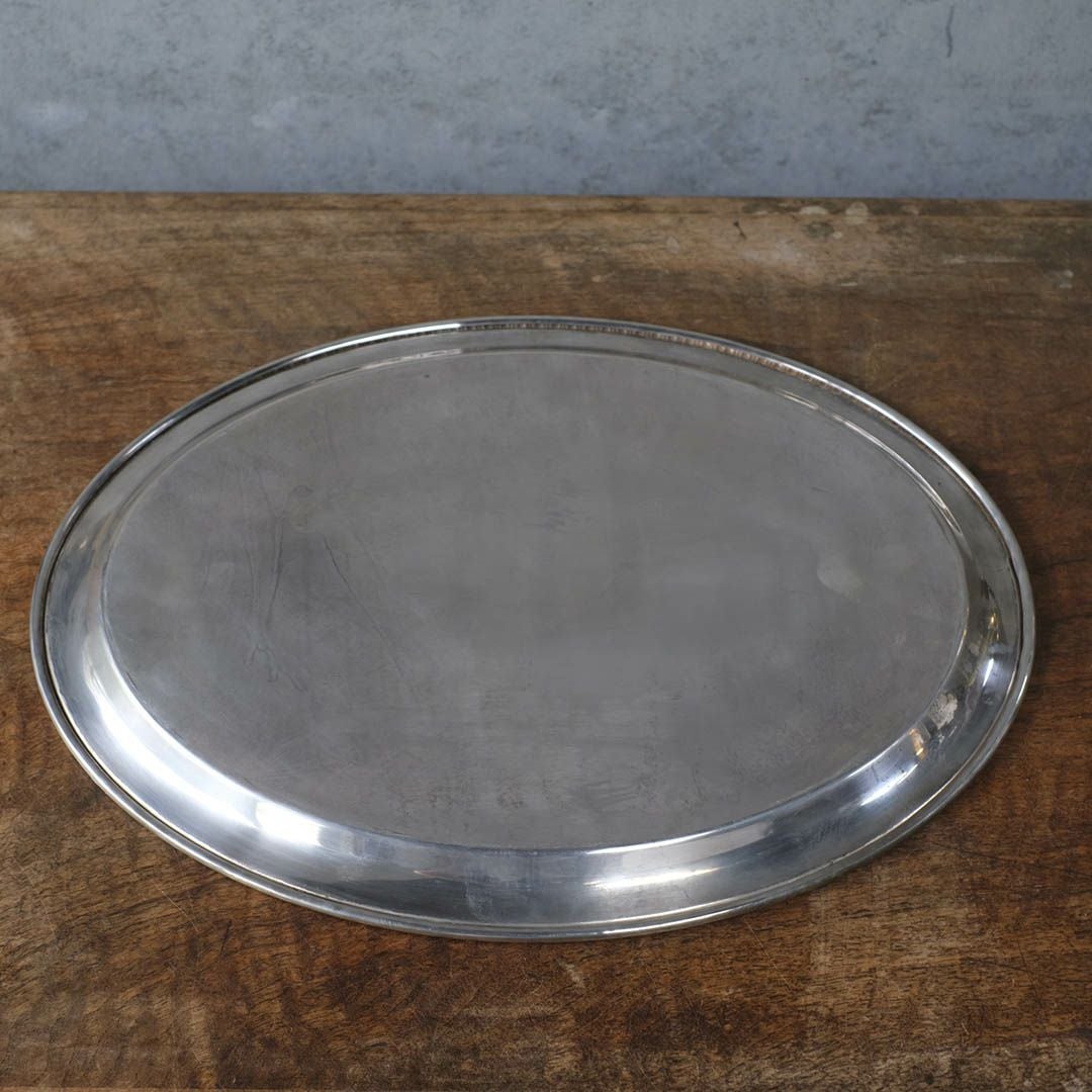 ヴィンテージトレイ シルバープレート イギリス ティートレイ8