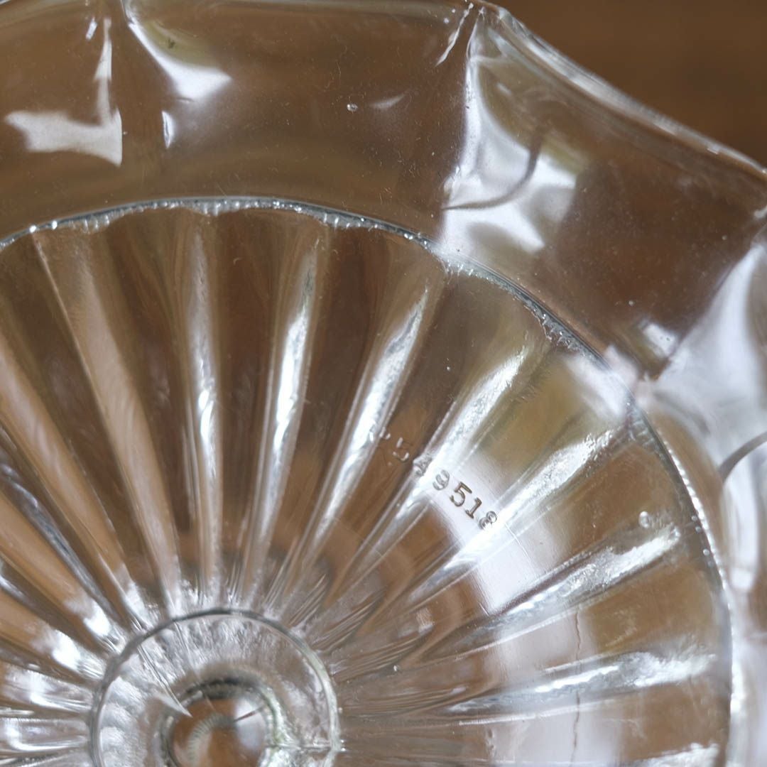 アンティークガラスケーキトレイスタンド イギリス シンプル コンポート/アンティーク食器4