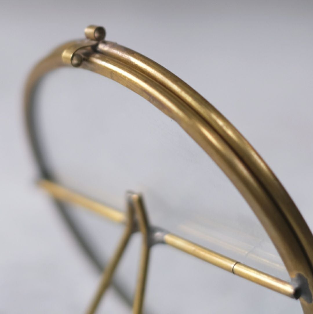 真鍮の丸いフォトフレーム 写真立て5