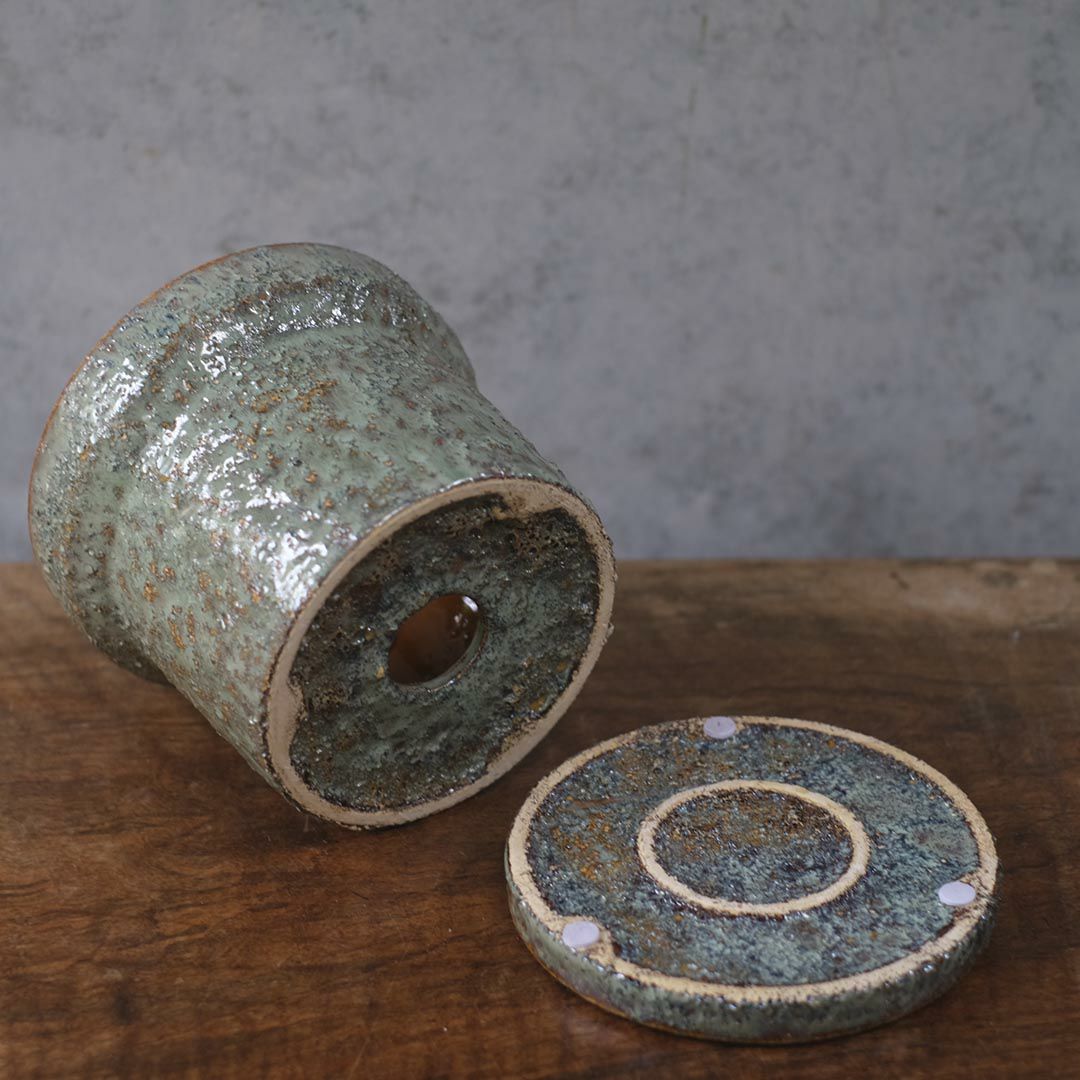 童話の鉢植えシリーズ 陶器のプランター&受け皿セット8