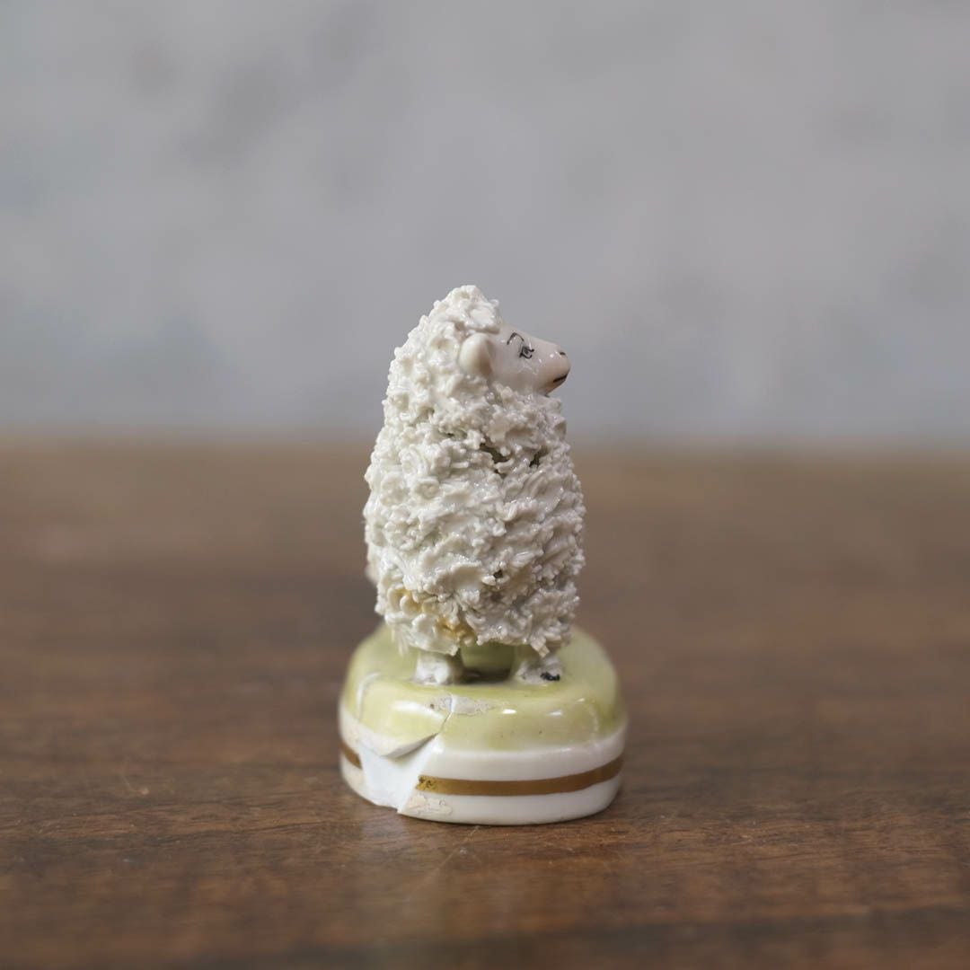 アンティークスタッフォードシャーシープ 羊 置物 フィギュリン イギリス2