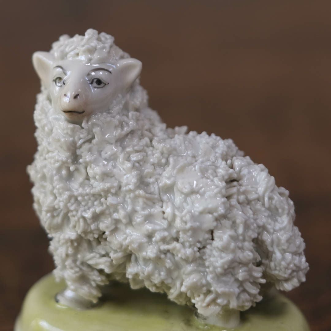 アンティークスタッフォードシャーシープ 羊 置物 フィギュリン イギリス5