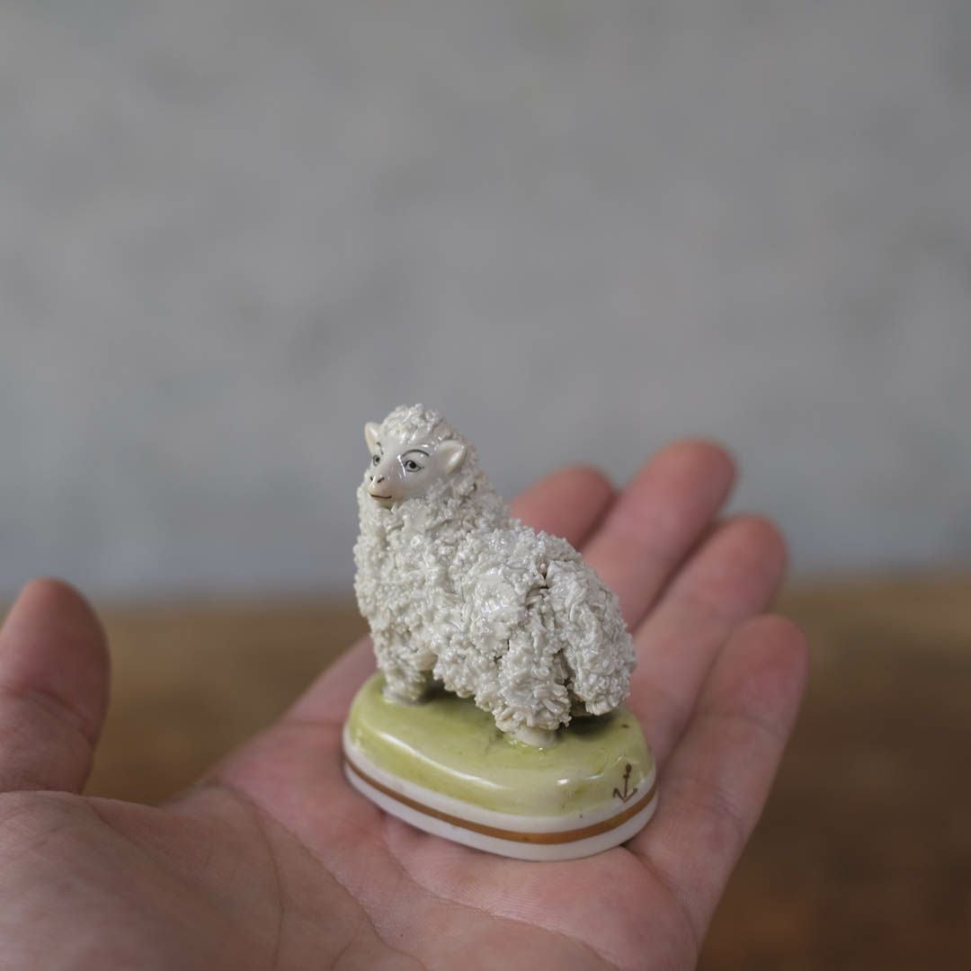 アンティークスタッフォードシャーシープ 羊 置物 フィギュリン イギリス6
