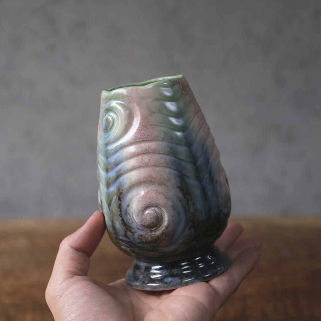 ヴィンテージフラワーベース アートオブジェ イギリス5