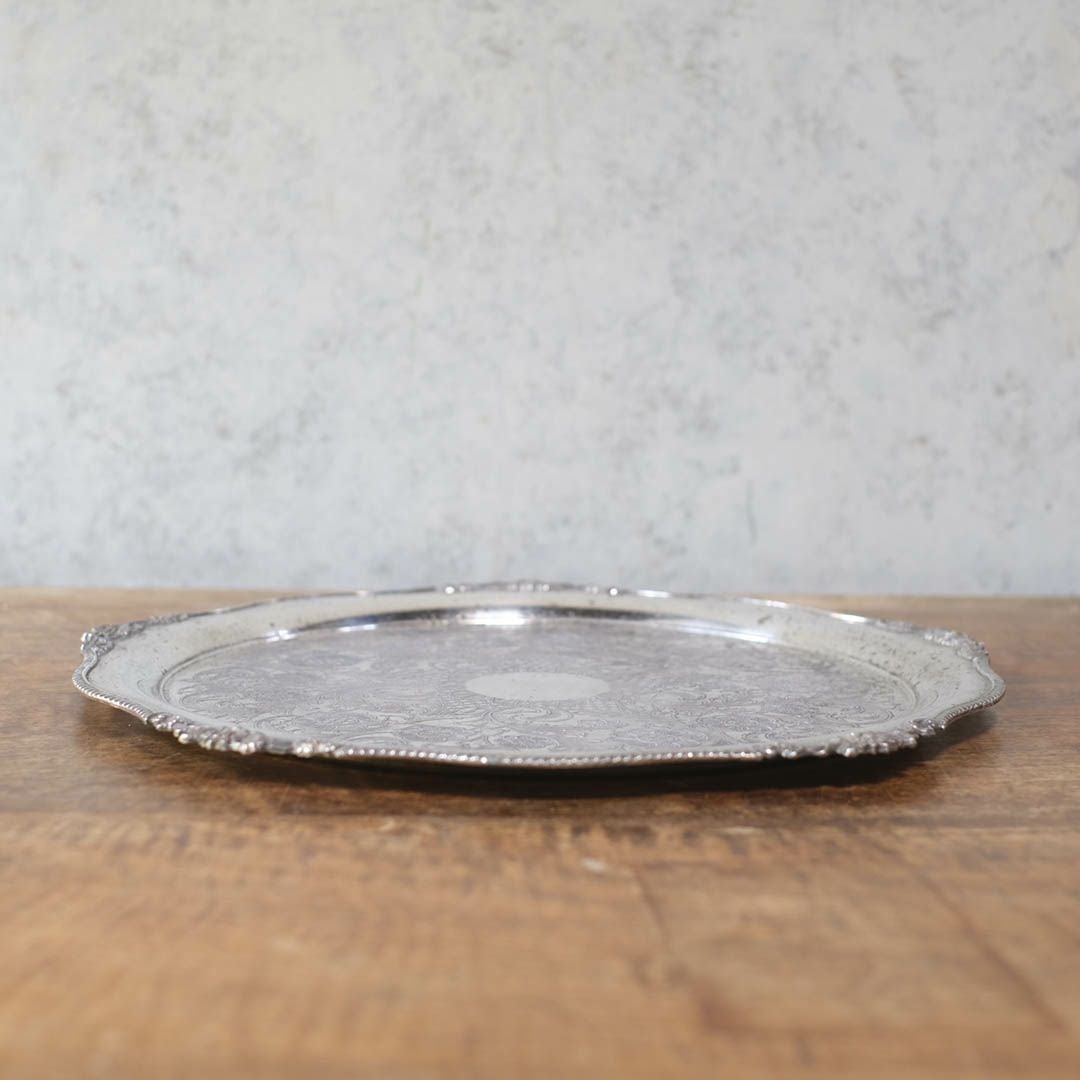 アンティークトトレイ シルバープレート お盆 銀メッキイギリス3