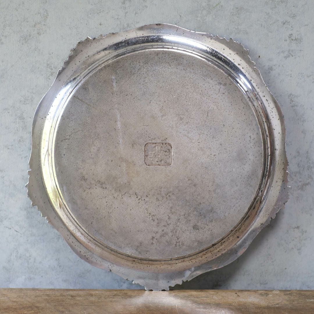 アンティークトトレイ シルバープレート お盆 銀メッキイギリス6